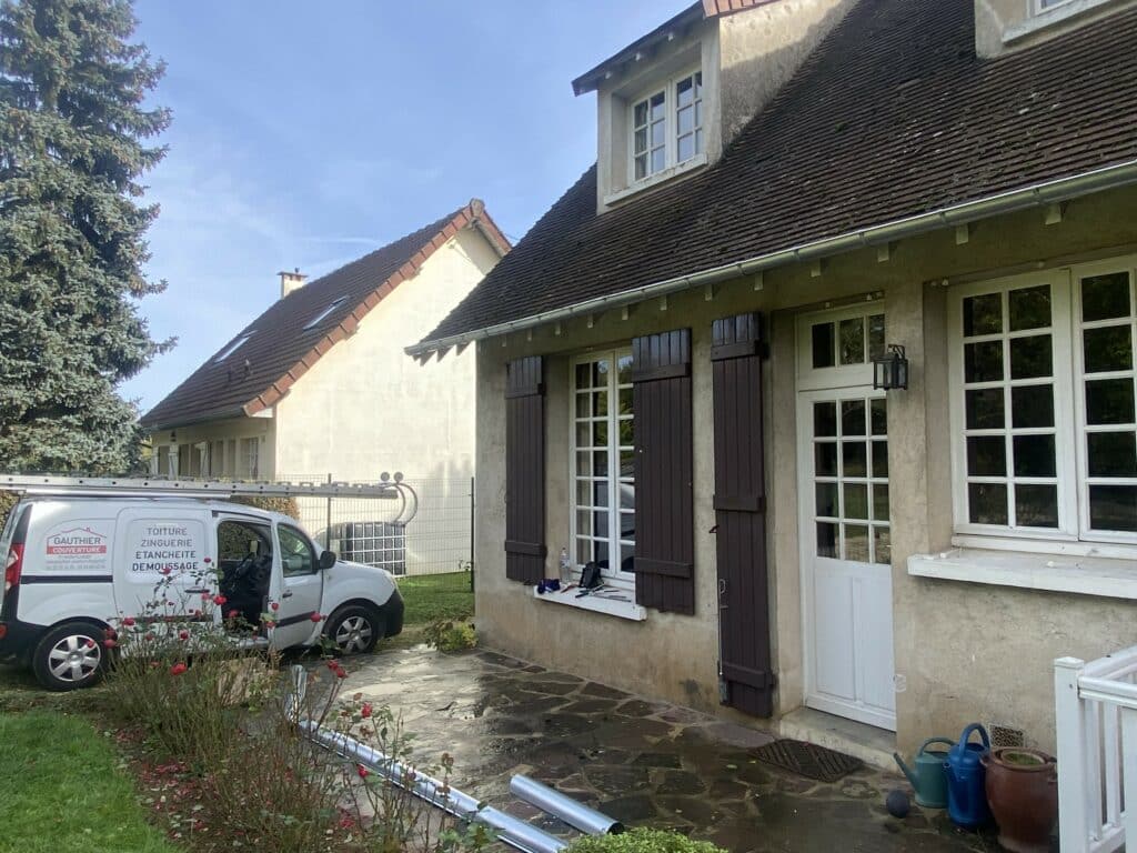 Gouttières neuves sur mesure  - 91 Arpajon - Gary Gauthier couvreur 91
